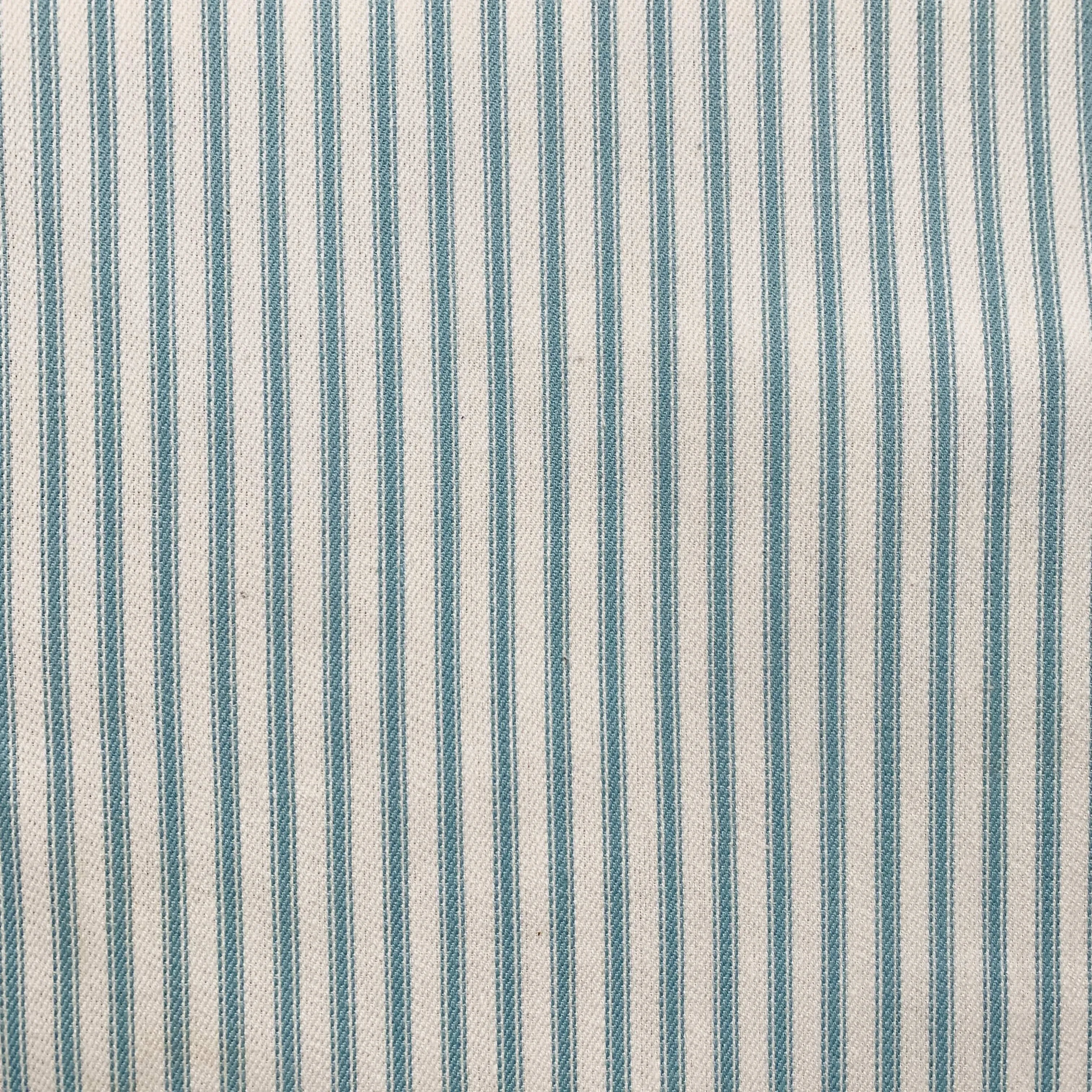 Turquoise Ticking Fabric