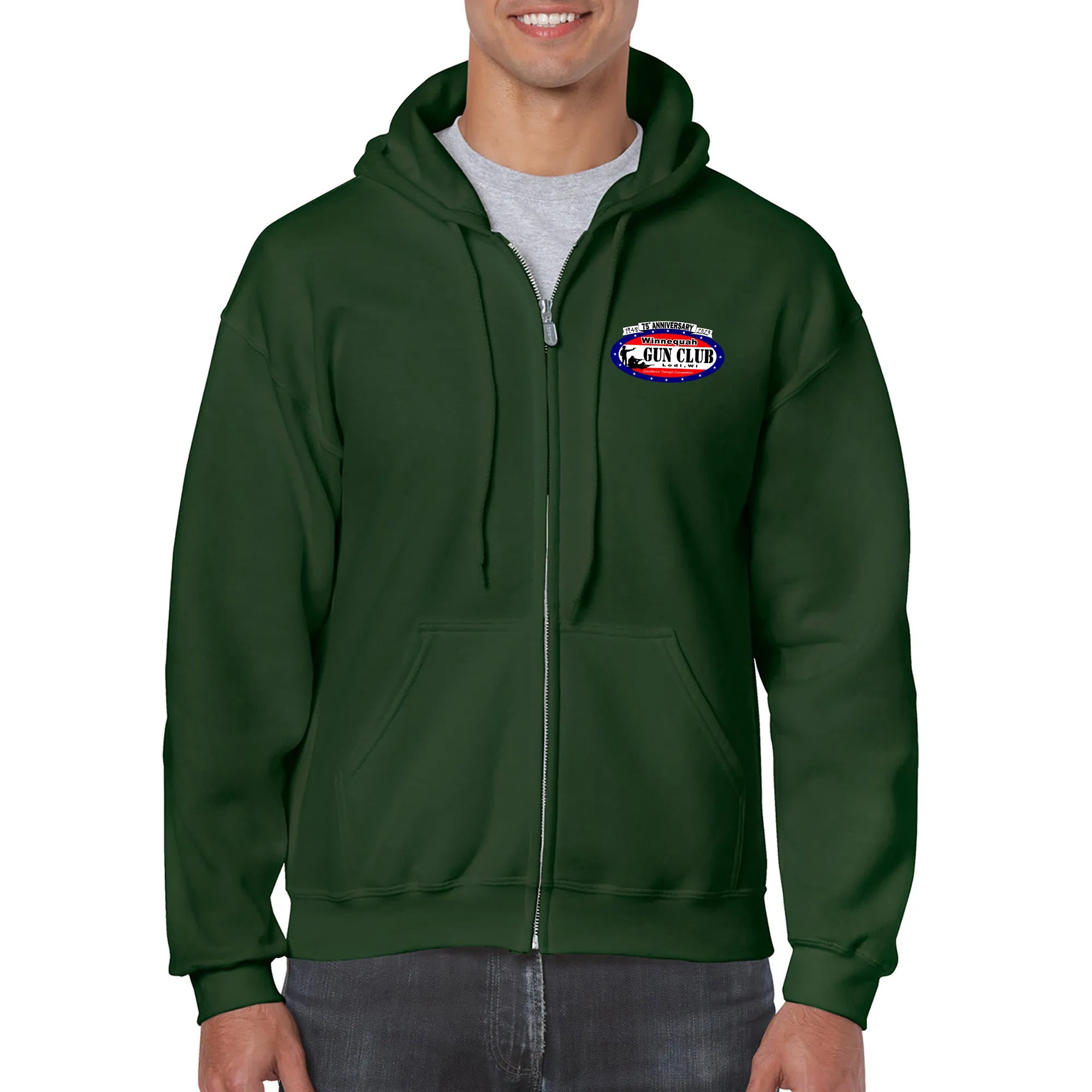 WGC - Practical Rifle League Zip Hoodie - Forest