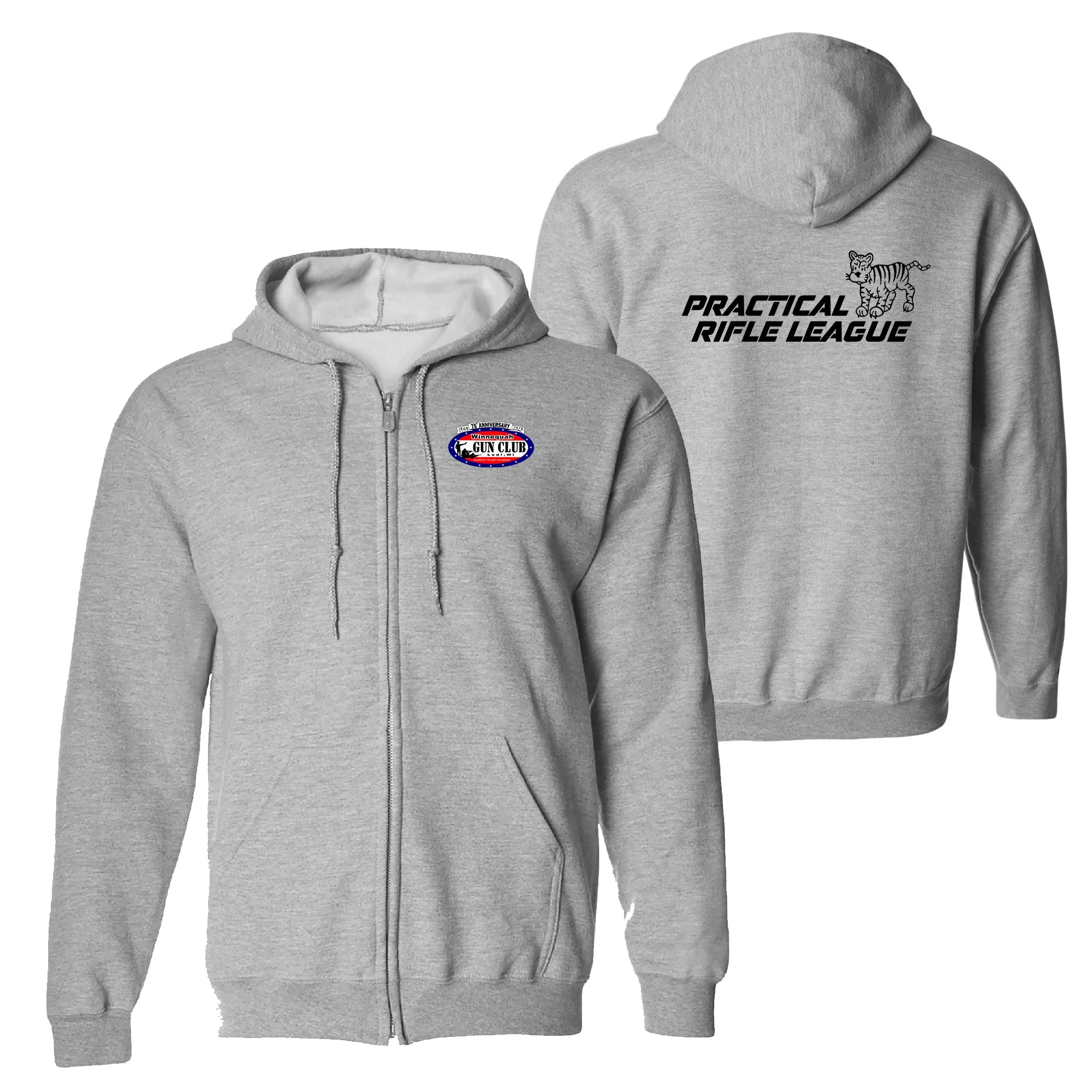 WGC - Practical Rifle League Zip Hoodie - Grey