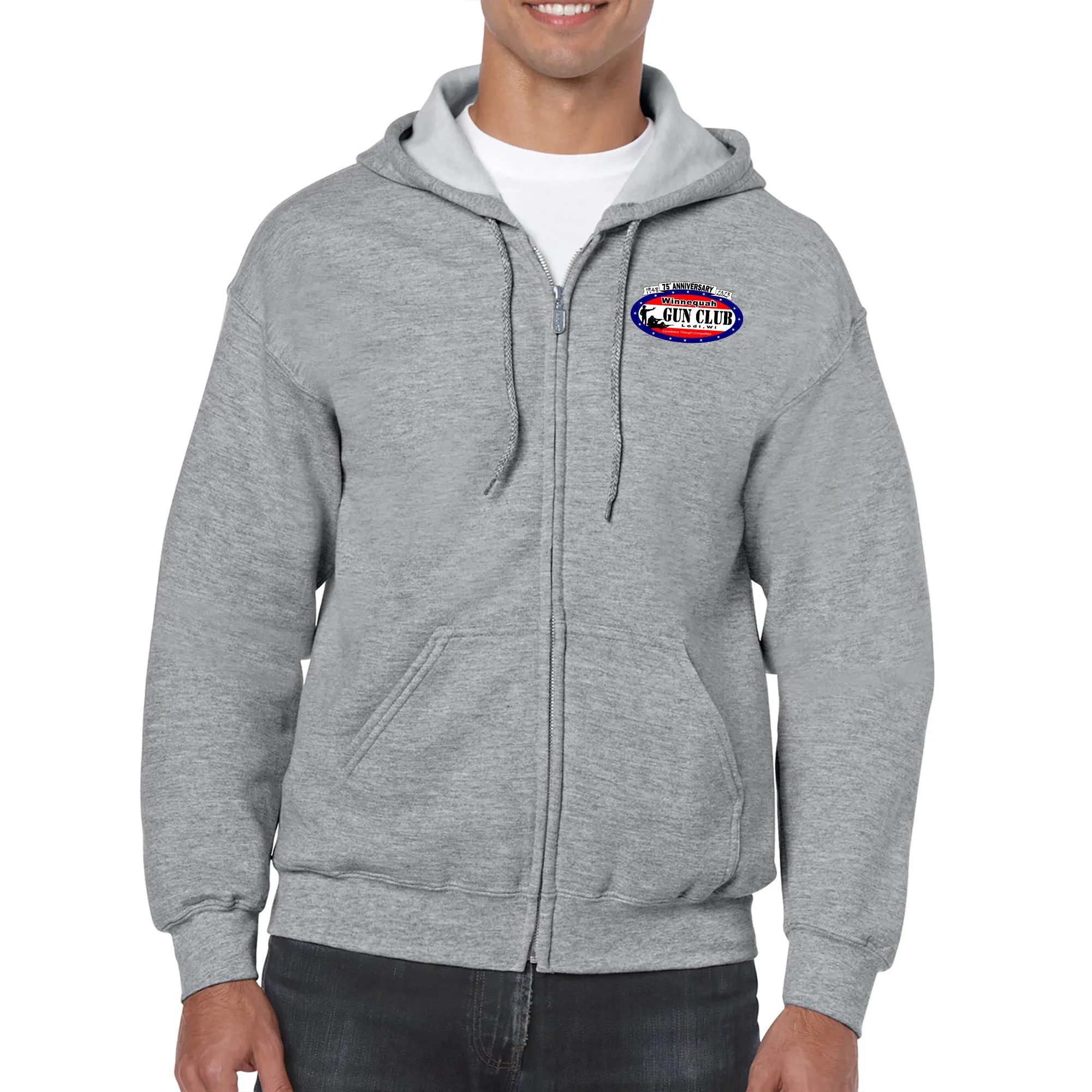 WGC - Practical Rifle League Zip Hoodie - Grey