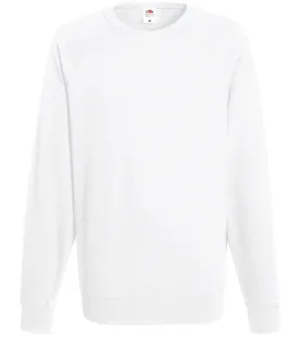 White - Lightweight raglan sweatshirt