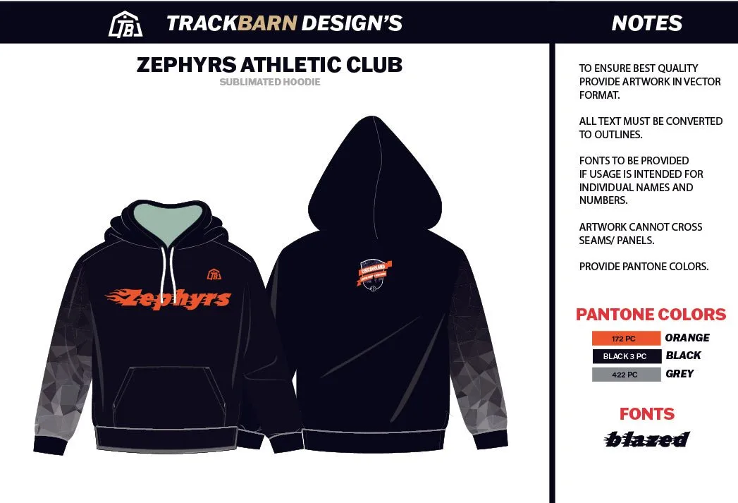 Zephyrs-TC- Youth Pullover Hoodie